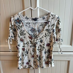 Floral Print Women's Top